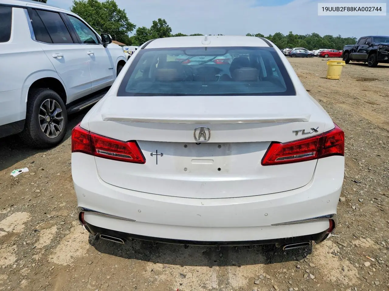2019 Acura Tlx Advance VIN: 19UUB2F88KA002744 Lot: 61200646