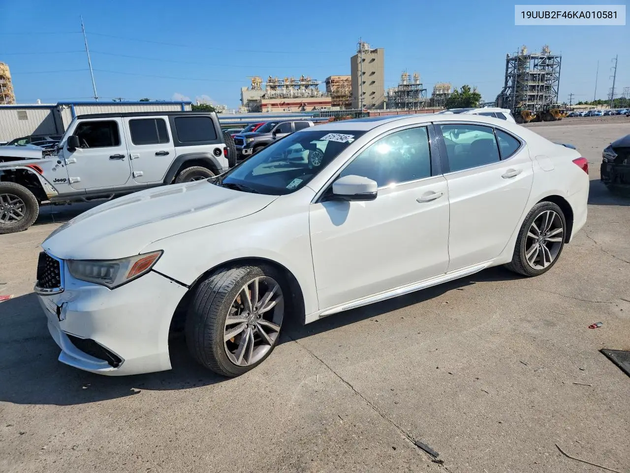 2019 Acura Tlx Technology VIN: 19UUB2F46KA010581 Lot: 61571546