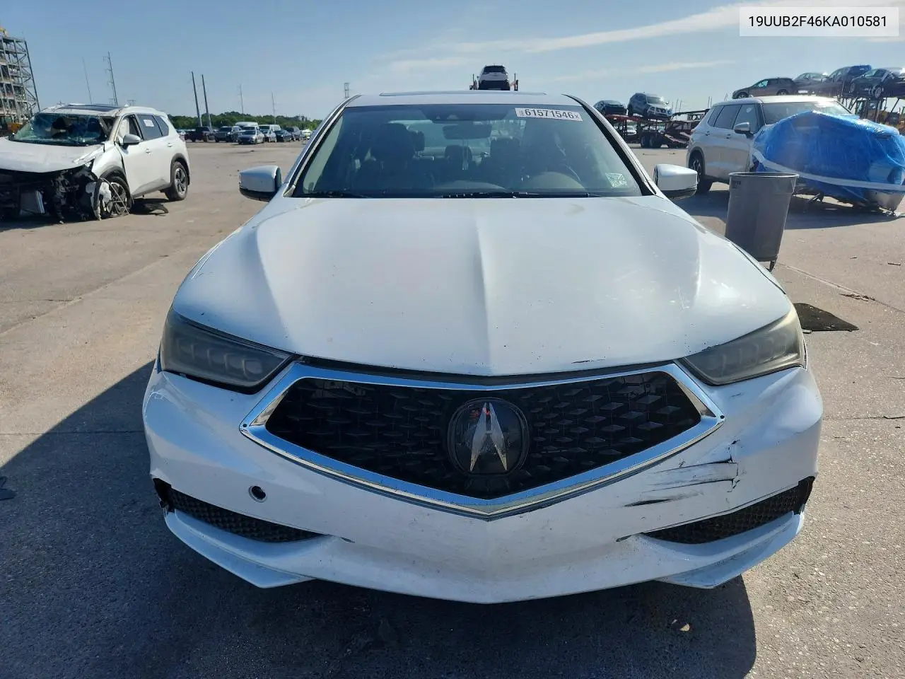 2019 Acura Tlx Technology VIN: 19UUB2F46KA010581 Lot: 61571546