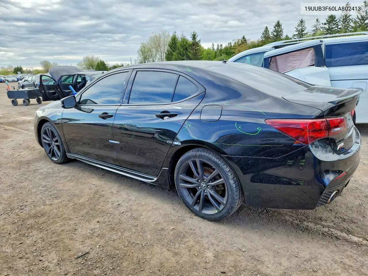 2020 Acura Tlx A-Spec VIN: 19UUB3F60LA802413 Lot: 53871326
