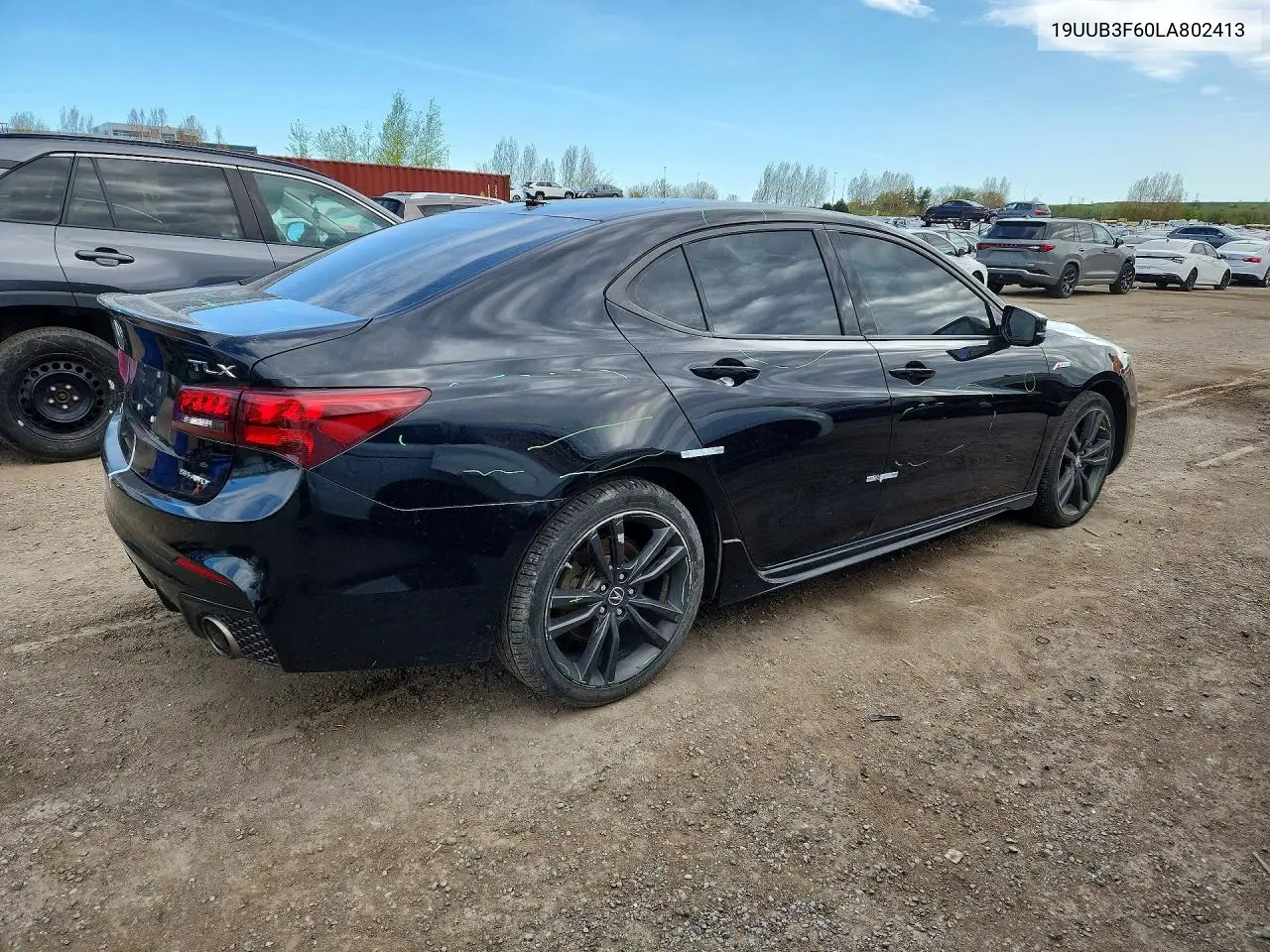 2020 Acura Tlx A-Spec VIN: 19UUB3F60LA802413 Lot: 53871326