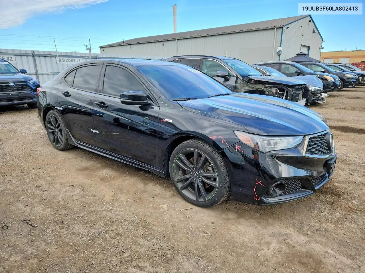 2020 Acura Tlx A-Spec VIN: 19UUB3F60LA802413 Lot: 53871326