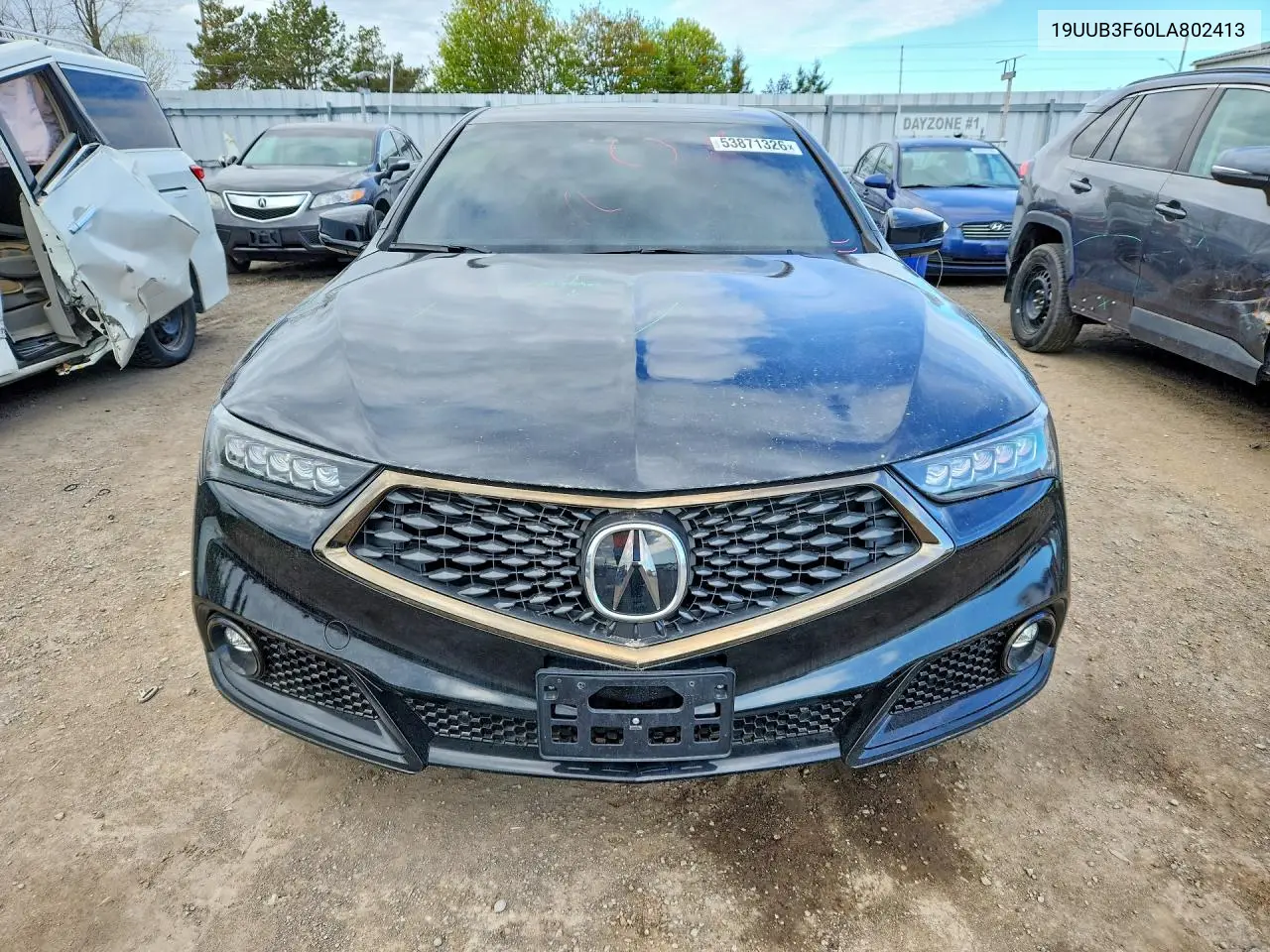 2020 Acura Tlx A-Spec VIN: 19UUB3F60LA802413 Lot: 53871326