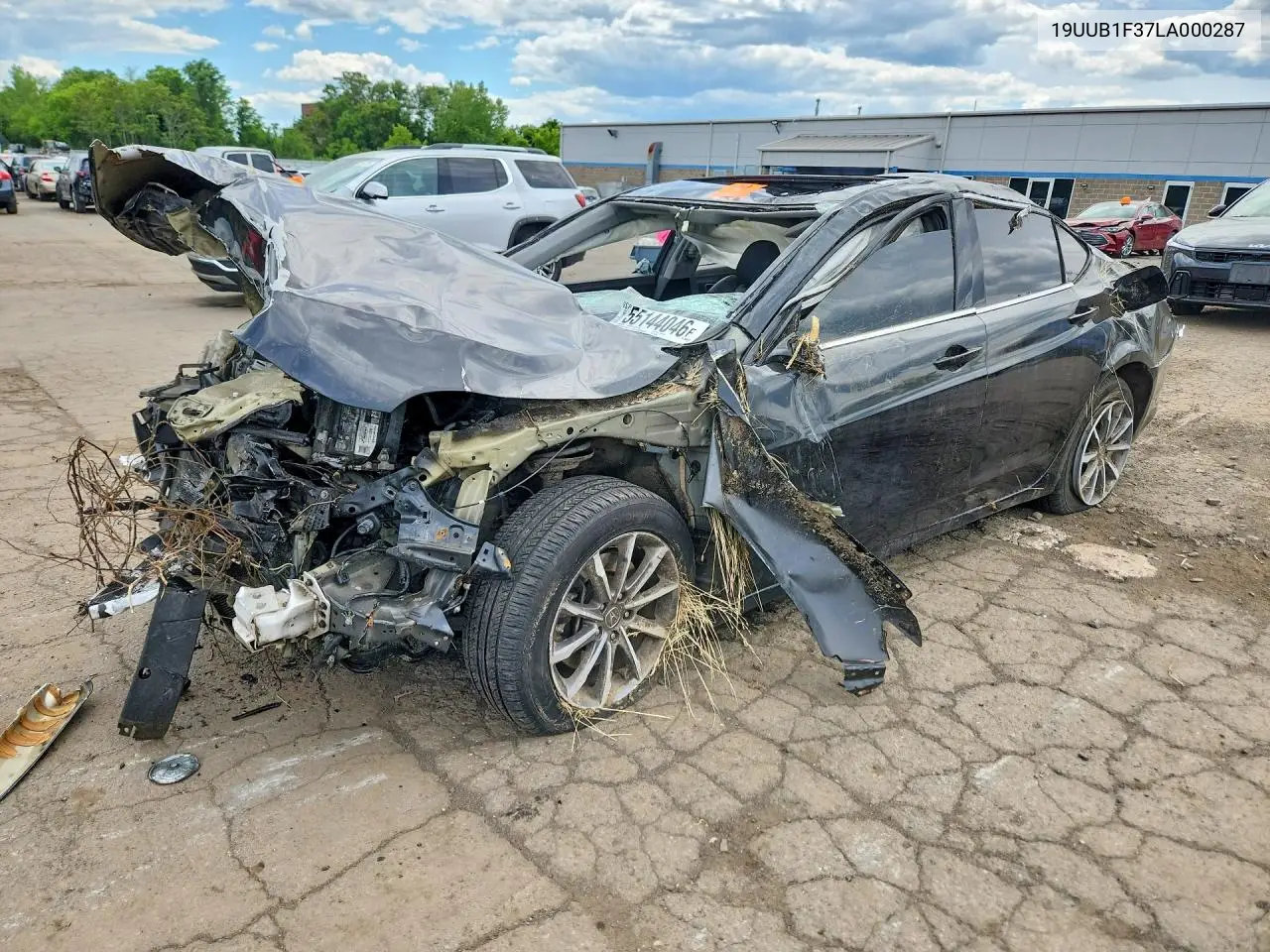 2020 Acura Tlx VIN: 19UUB1F37LA000287 Lot: 55144046