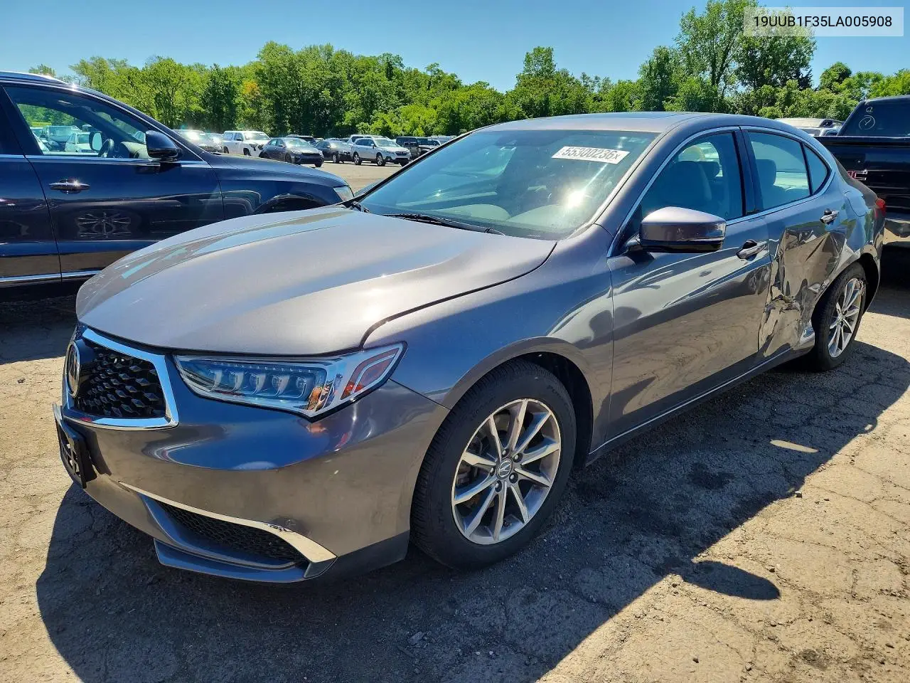 2020 Acura Tlx VIN: 19UUB1F35LA005908 Lot: 55300236