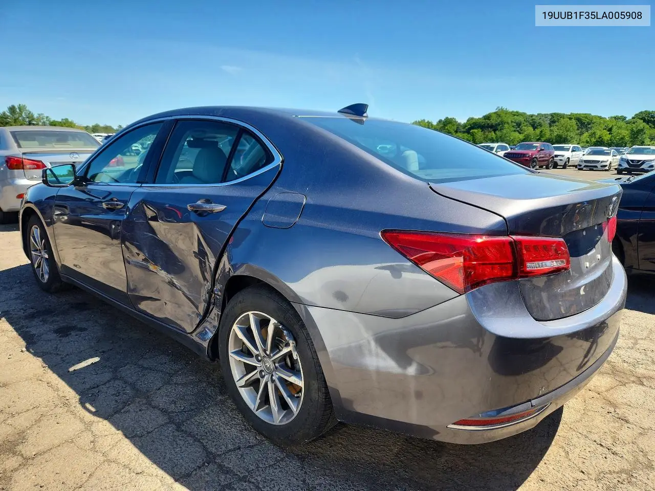 2020 Acura Tlx VIN: 19UUB1F35LA005908 Lot: 55300236
