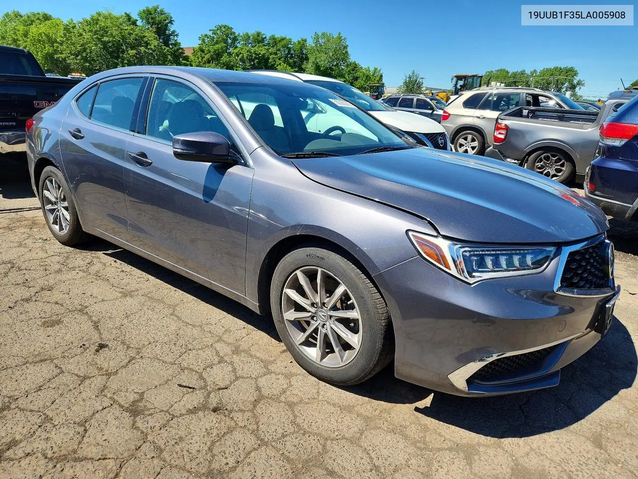 2020 Acura Tlx VIN: 19UUB1F35LA005908 Lot: 55300236