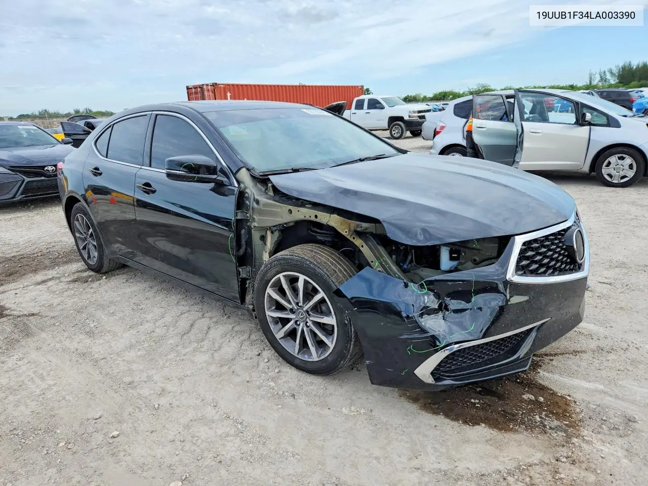 2020 Acura Tlx VIN: 19UUB1F34LA003390 Lot: 56780096