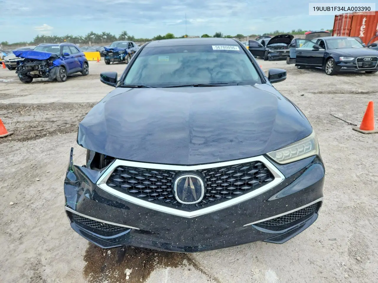 2020 Acura Tlx VIN: 19UUB1F34LA003390 Lot: 56780096