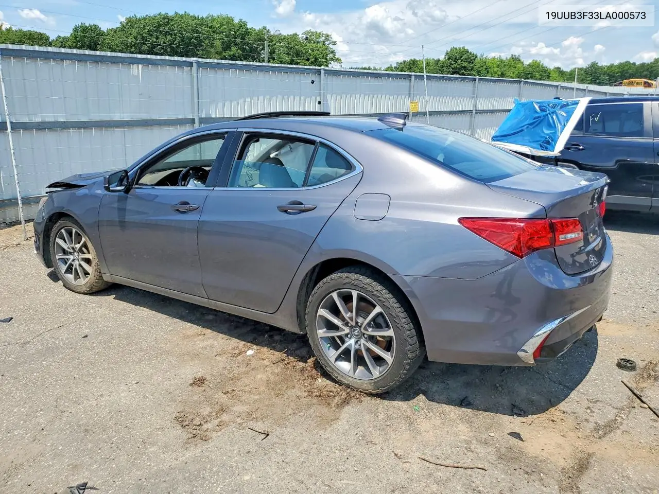 2020 Acura Tlx VIN: 19UUB3F33LA000573 Lot: 57900436