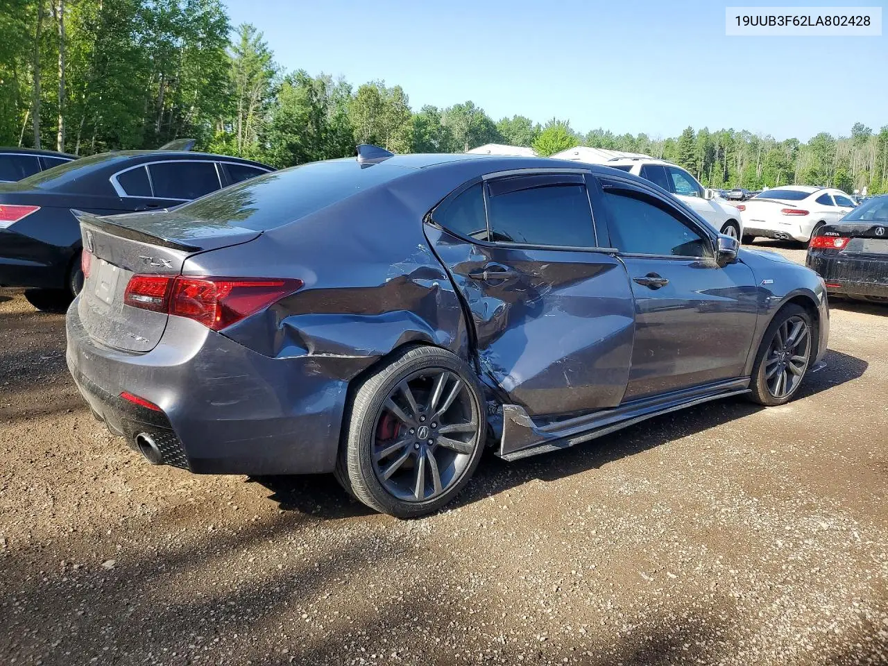 2020 Acura Tlx Technology VIN: 19UUB3F62LA802428 Lot: 59311096