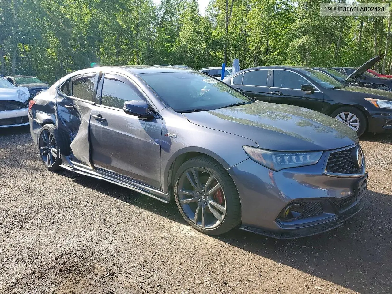 2020 Acura Tlx Technology VIN: 19UUB3F62LA802428 Lot: 59311096