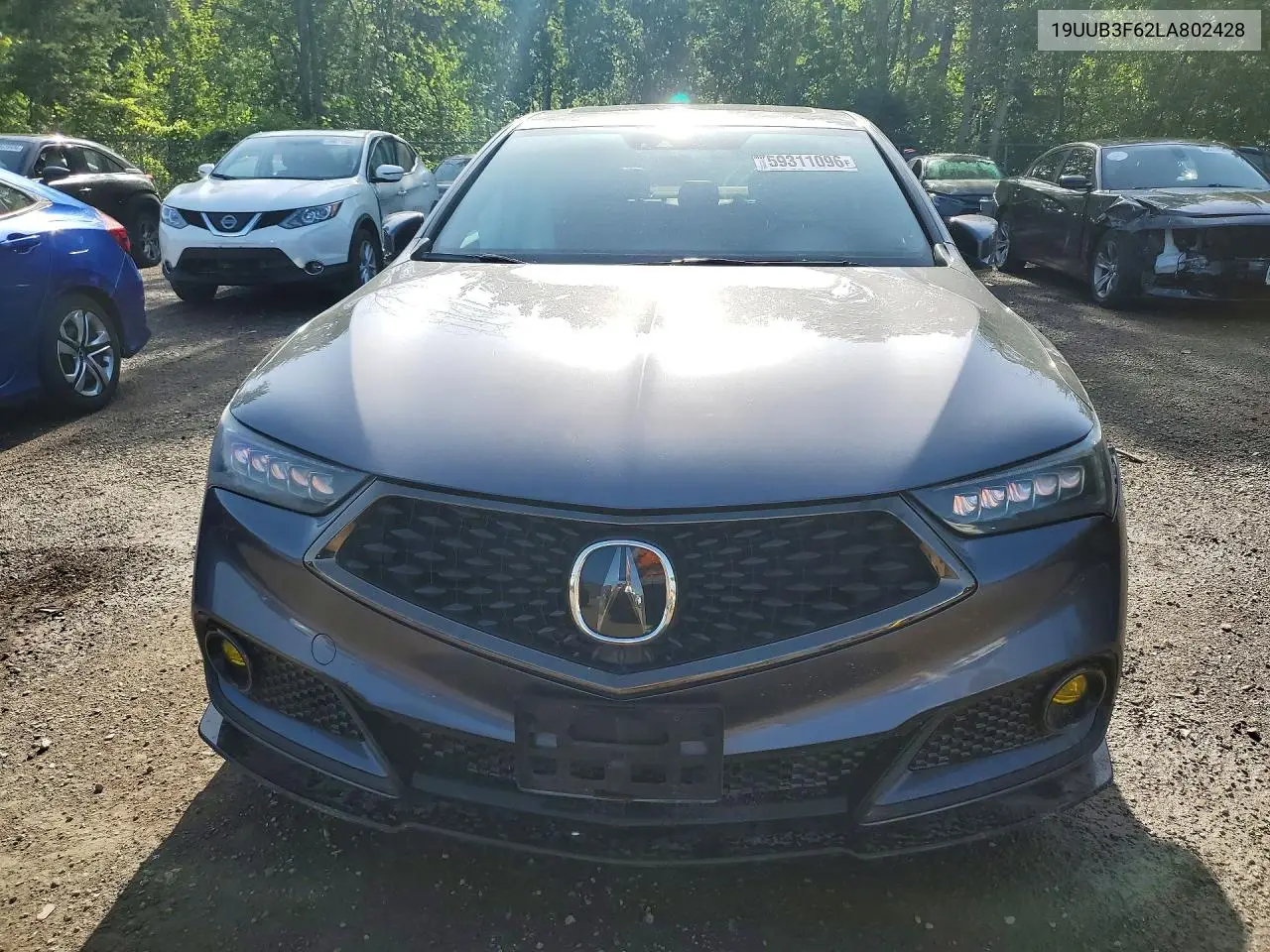 2020 Acura Tlx Technology VIN: 19UUB3F62LA802428 Lot: 59311096