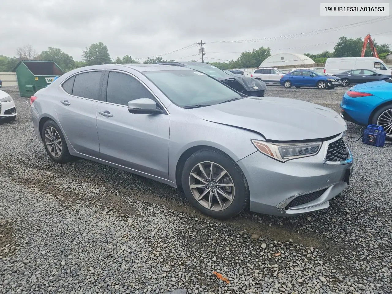 2020 Acura Tlx Technology VIN: 19UUB1F53LA016553 Lot: 59774936