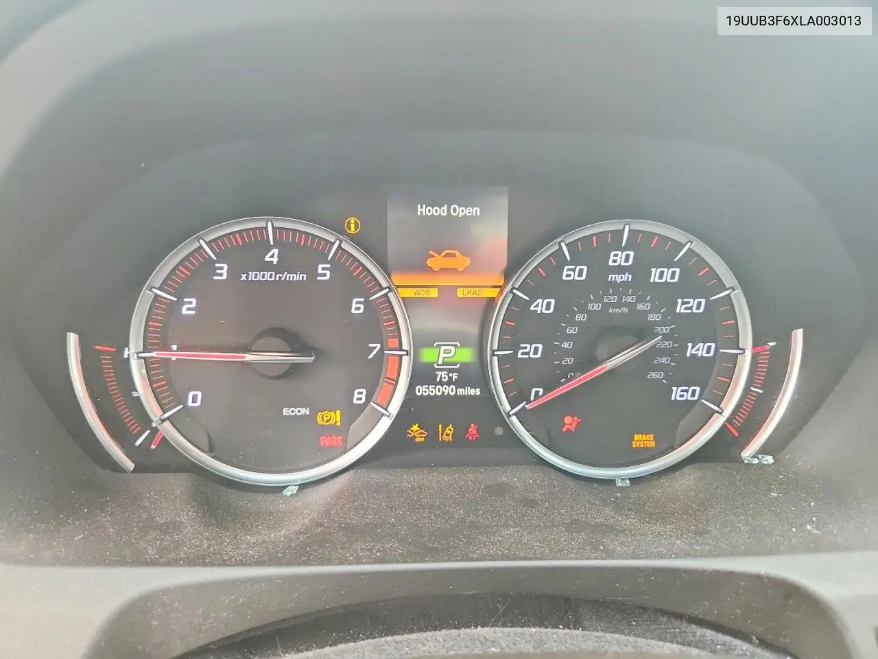 2020 Acura Tlx Technology VIN: 19UUB3F6XLA003013 Lot: 60576996