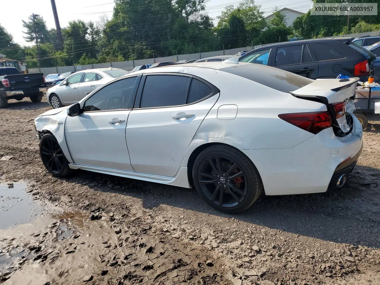 2020 Acura Tlx Tech A VIN: X9UUB2F68LA003957 Lot: 60776186