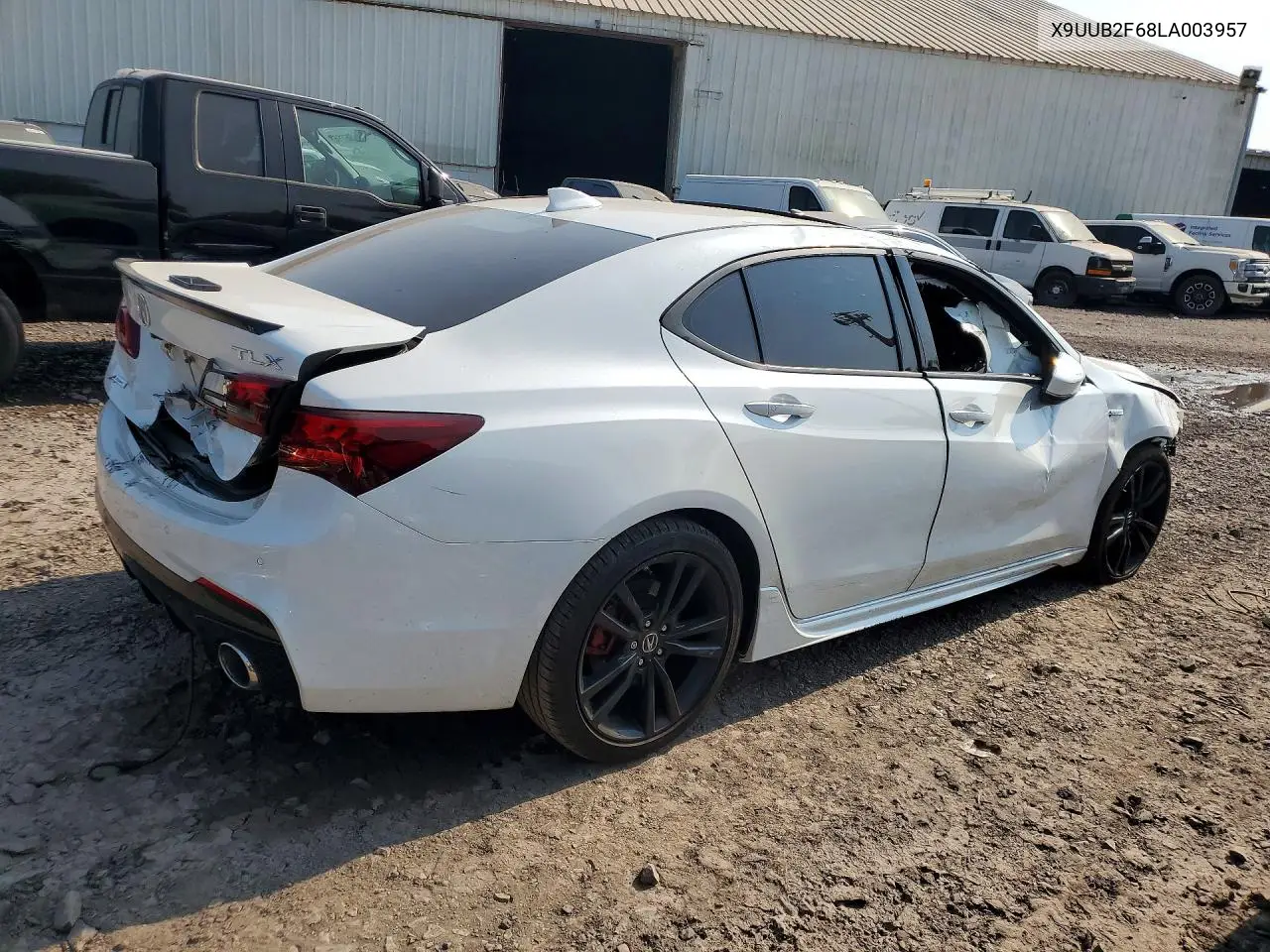 2020 Acura Tlx Tech A VIN: X9UUB2F68LA003957 Lot: 60776186