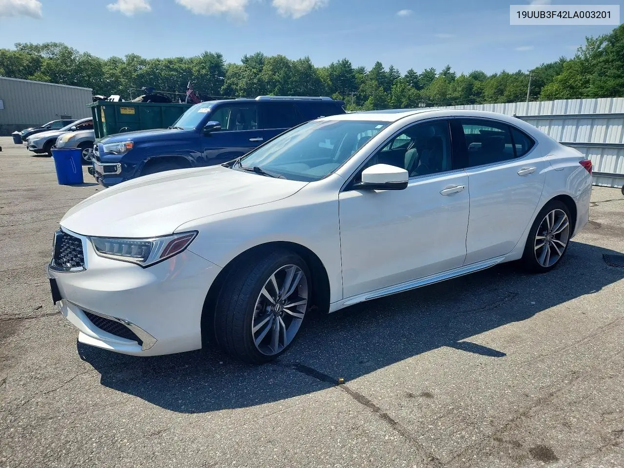2020 Acura Tlx Technology VIN: 19UUB3F42LA003201 Lot: 60818076