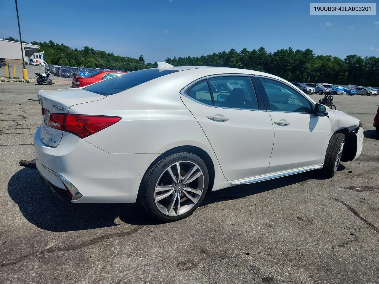 2020 Acura Tlx Technology VIN: 19UUB3F42LA003201 Lot: 60818076