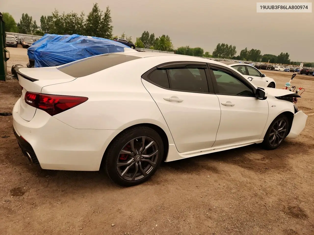 2020 Acura Tlx Advance VIN: 19UUB3F86LA800974 Lot: 60844656