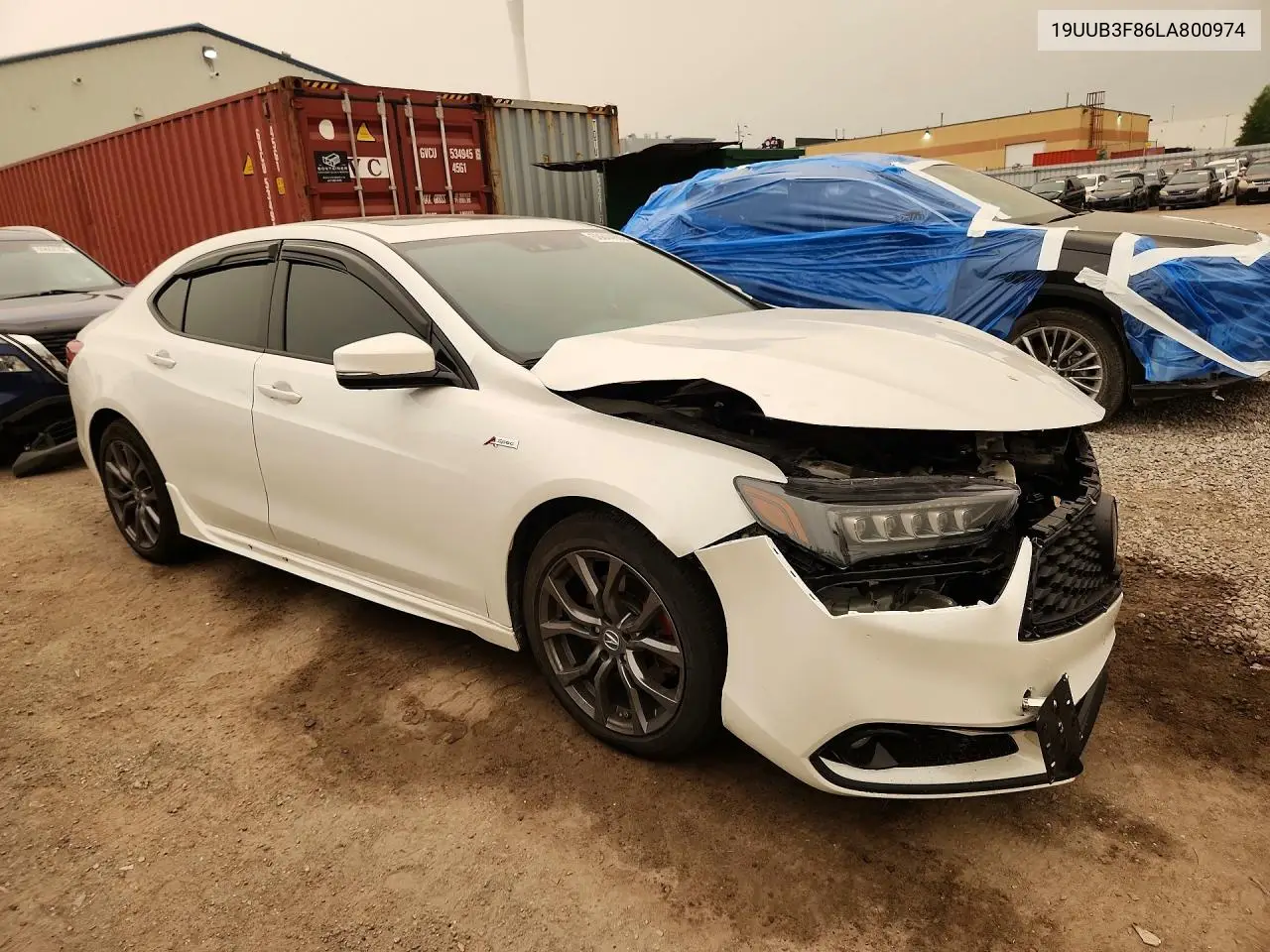 2020 Acura Tlx Advance VIN: 19UUB3F86LA800974 Lot: 60844656