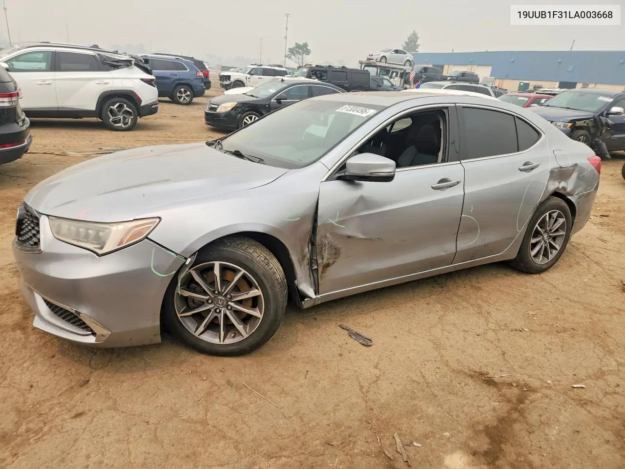 2020 Acura Tlx VIN: 19UUB1F31LA003668 Lot: 61300496