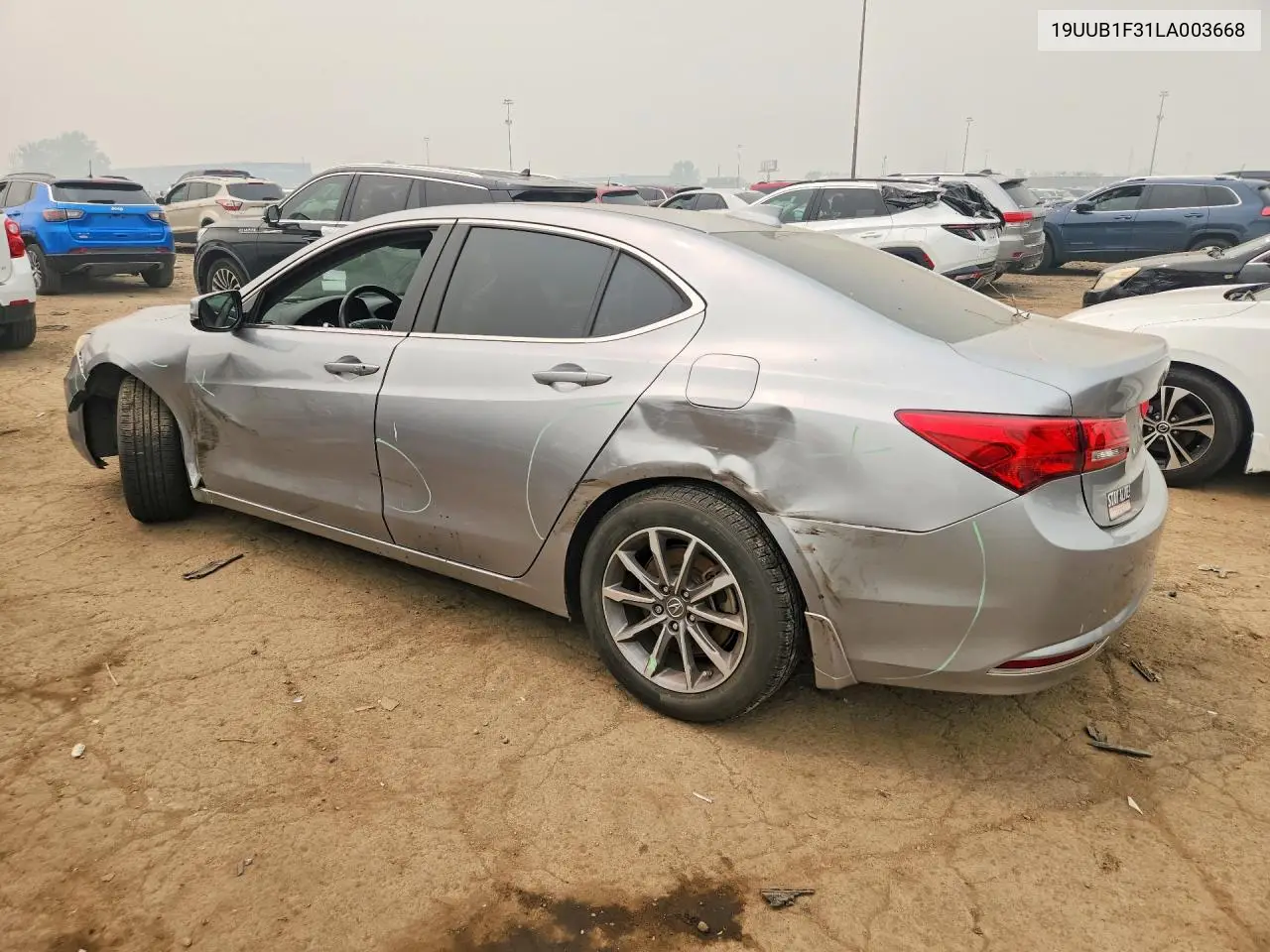 2020 Acura Tlx VIN: 19UUB1F31LA003668 Lot: 61300496