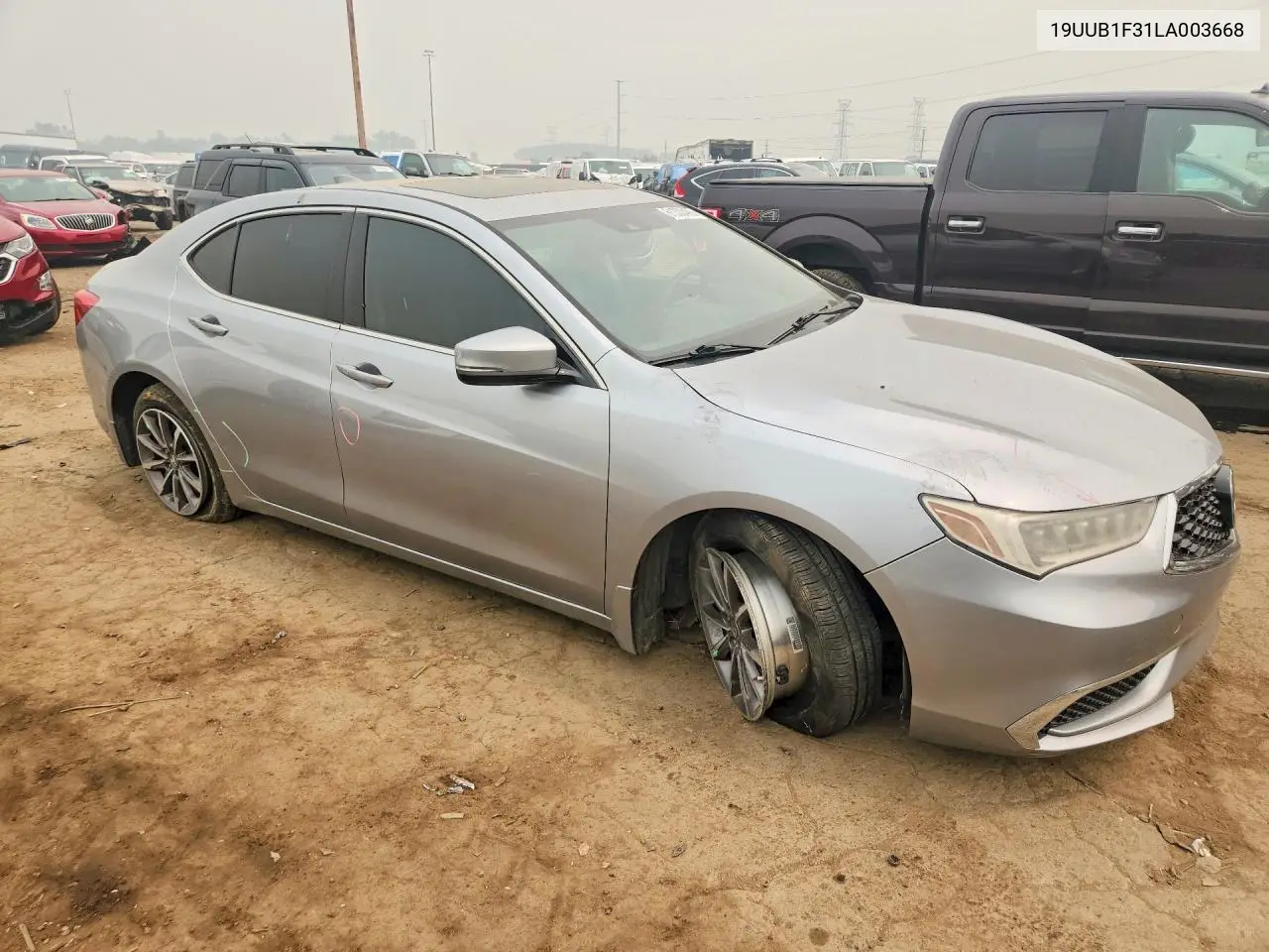 2020 Acura Tlx VIN: 19UUB1F31LA003668 Lot: 61300496