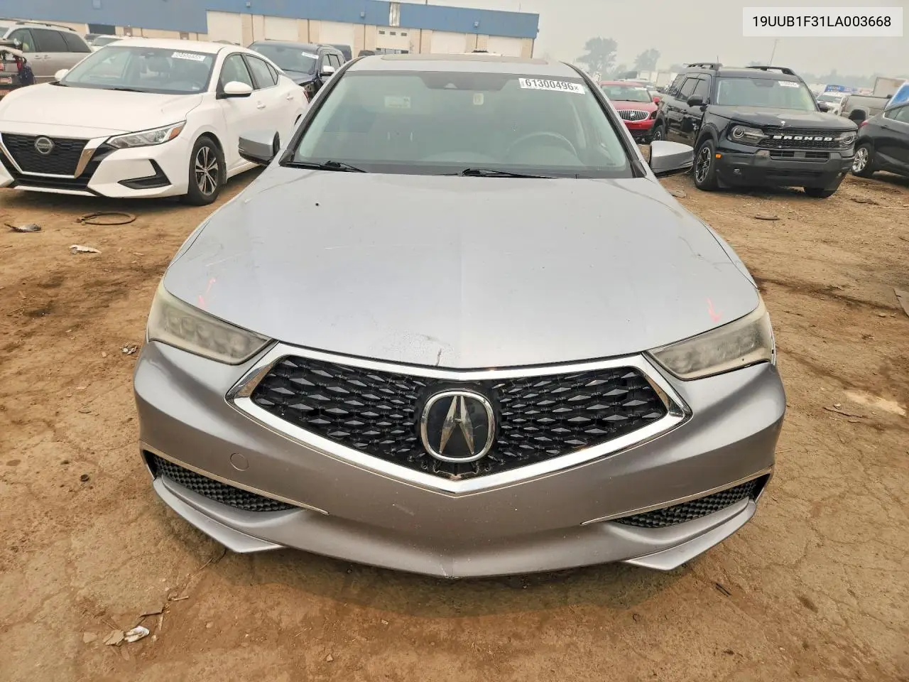 2020 Acura Tlx VIN: 19UUB1F31LA003668 Lot: 61300496