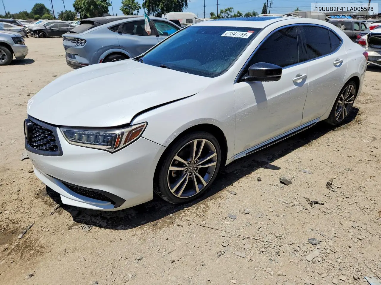 2020 Acura Tlx Technology VIN: 19UUB2F41LA005578 Lot: 61341786