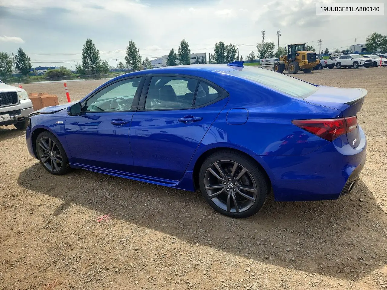 2020 Acura Tlx Advance VIN: 19UUB3F81LA800140 Lot: 61437446