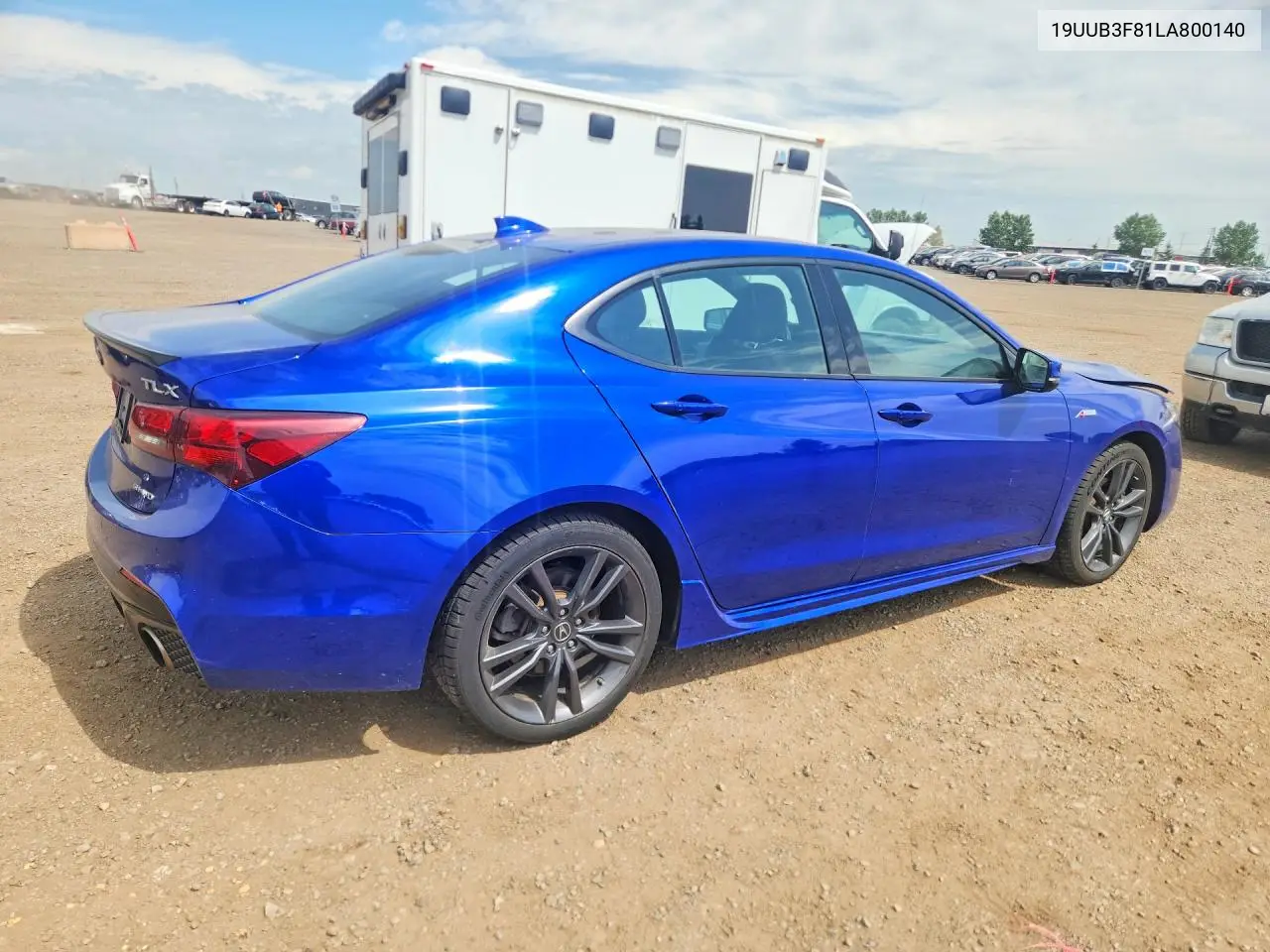 2020 Acura Tlx Advance VIN: 19UUB3F81LA800140 Lot: 61437446