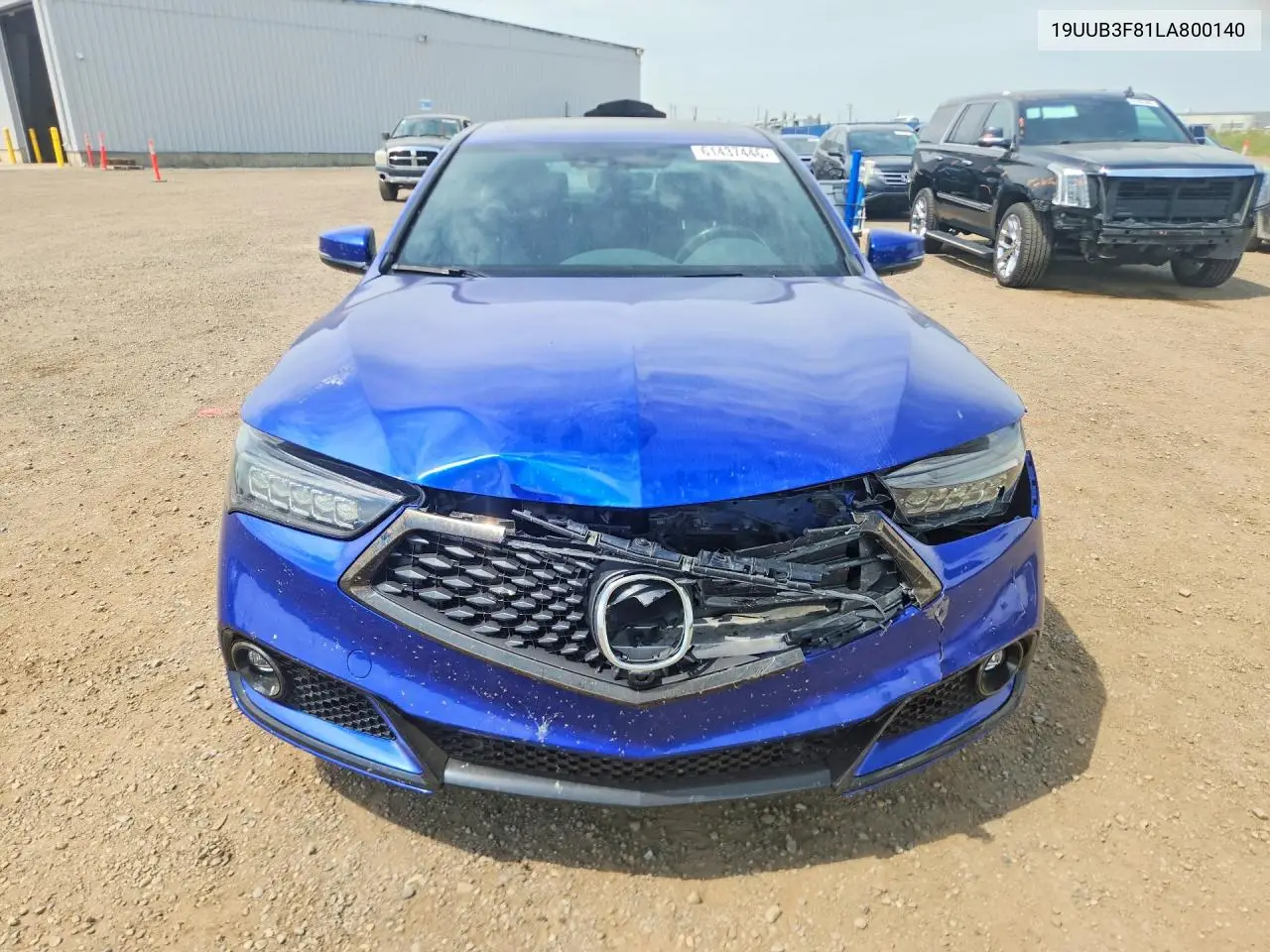 2020 Acura Tlx Advance VIN: 19UUB3F81LA800140 Lot: 61437446