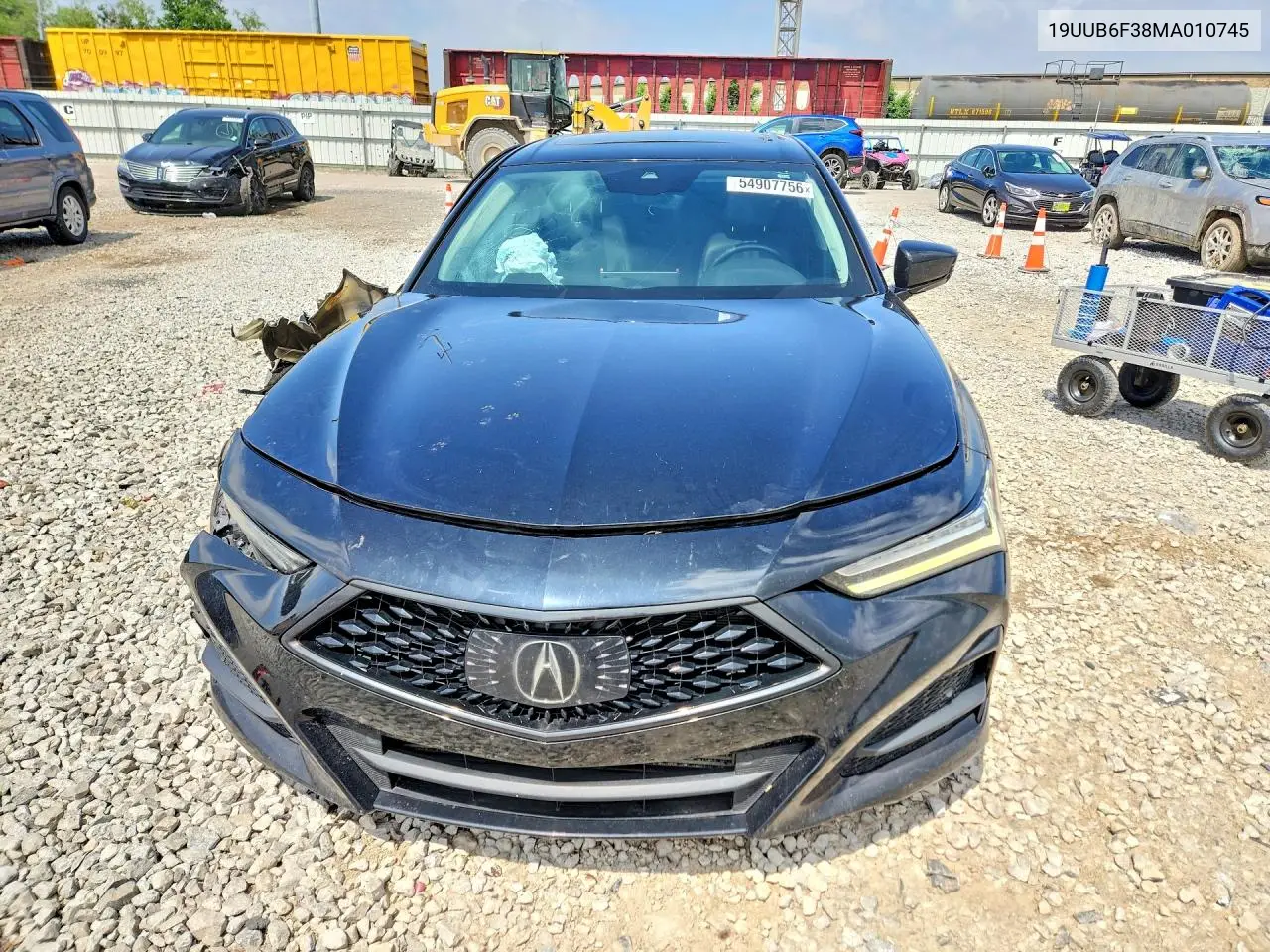 2021 Acura Tlx VIN: 19UUB6F38MA010745 Lot: 54907756
