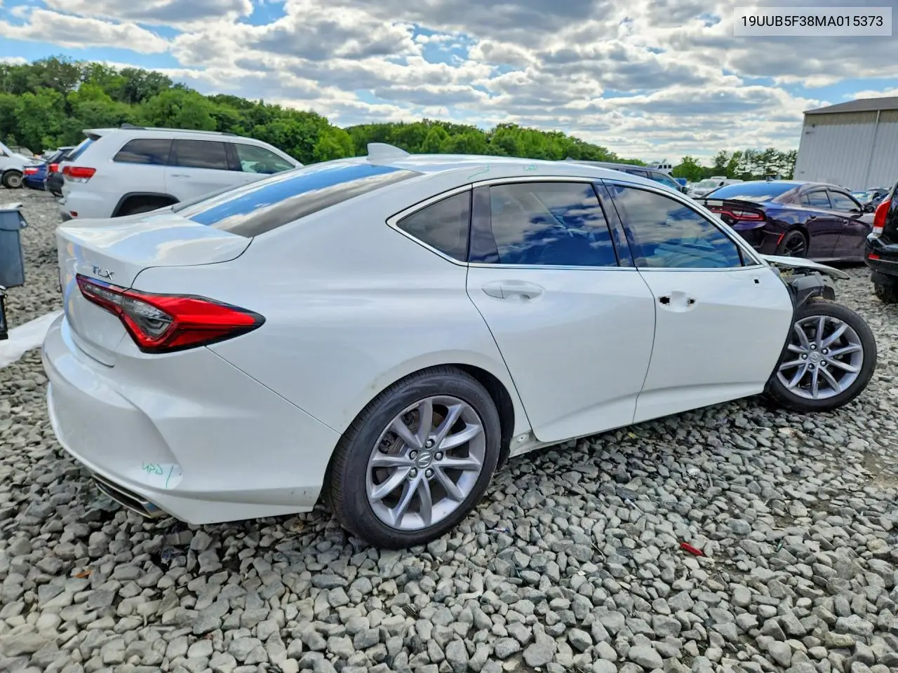 2021 Acura Tlx VIN: 19UUB5F38MA015373 Lot: 57178106