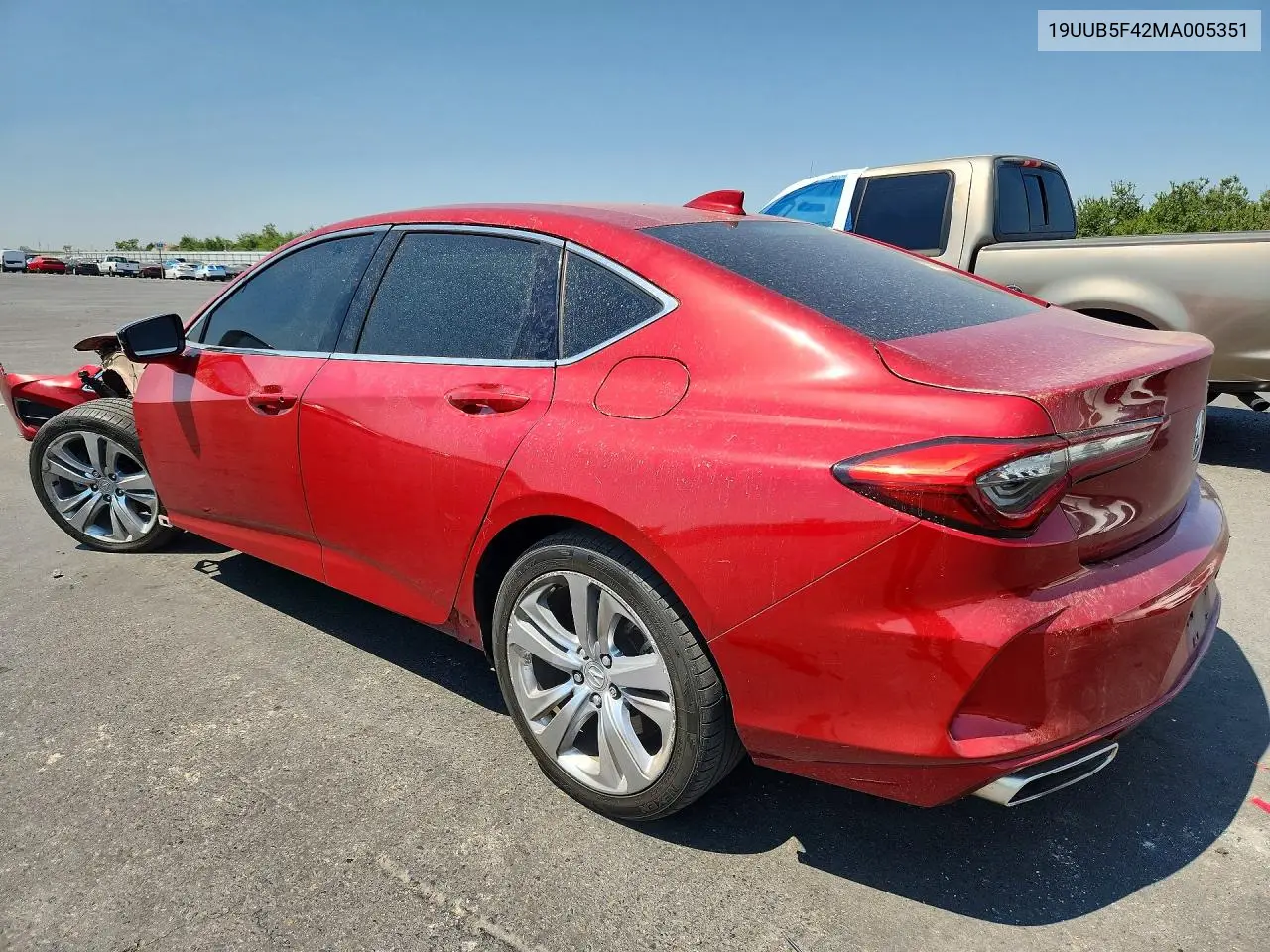 2021 Acura Tlx Technology VIN: 19UUB5F42MA005351 Lot: 57774456