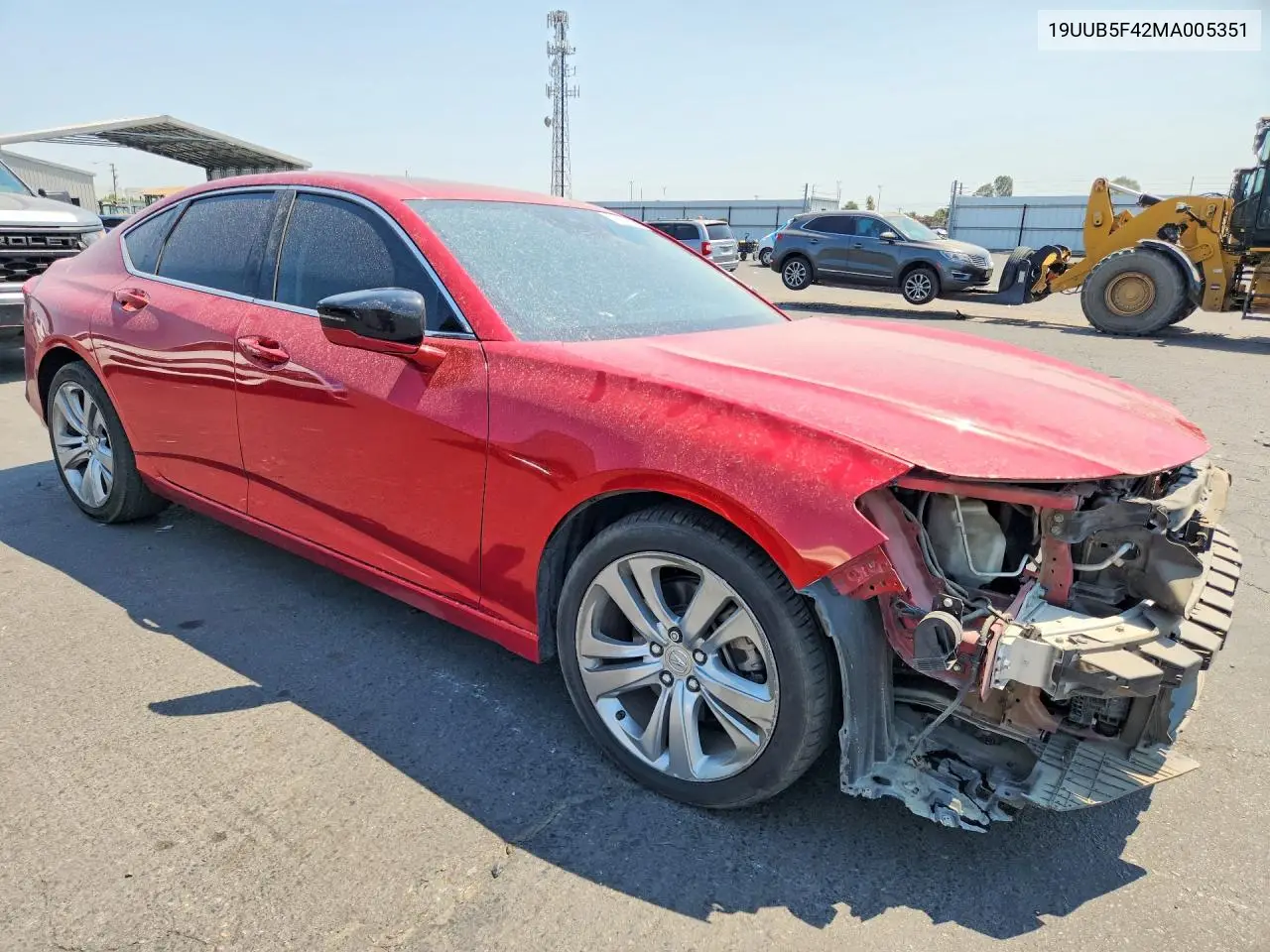 2021 Acura Tlx Technology VIN: 19UUB5F42MA005351 Lot: 57774456