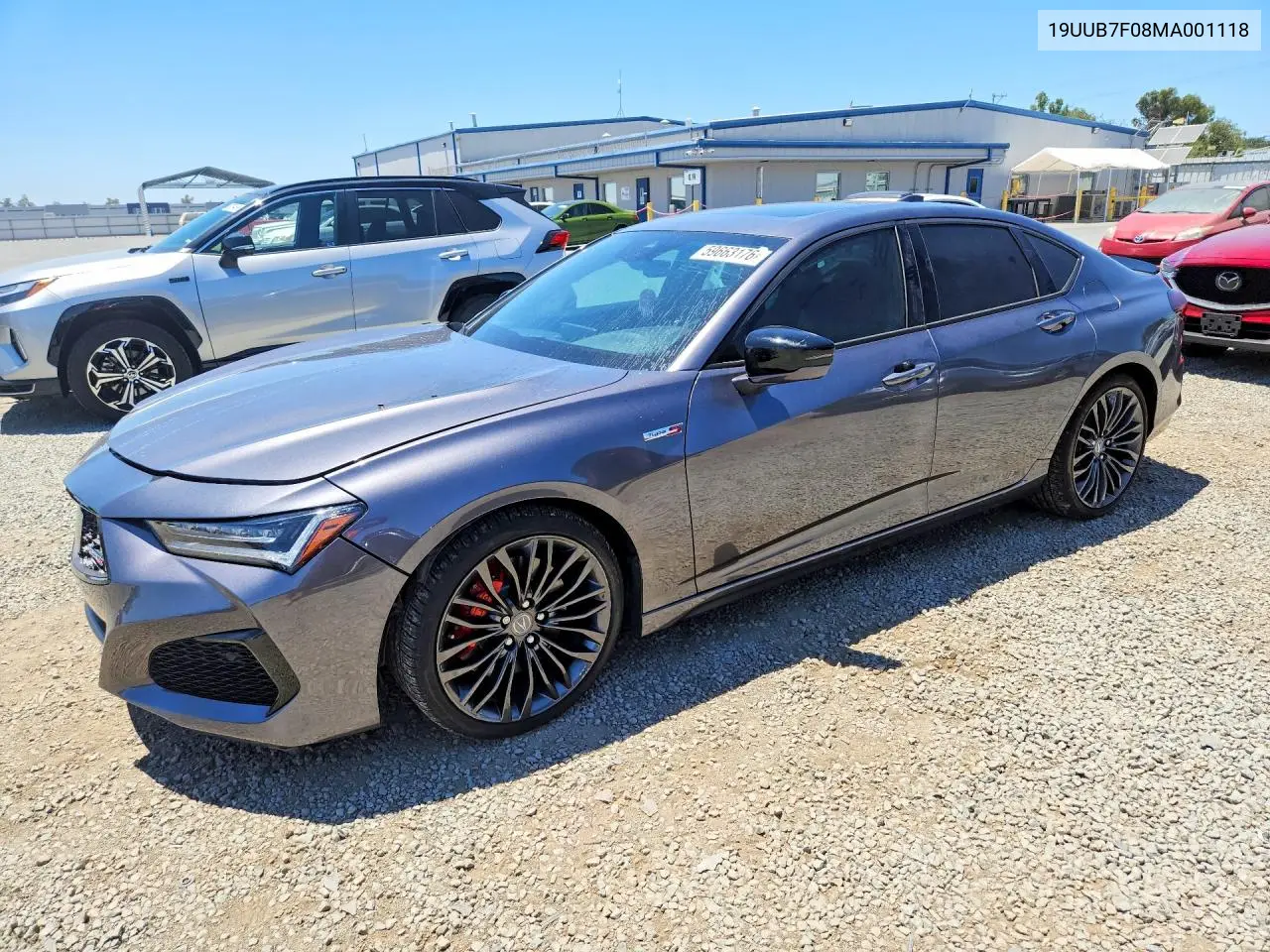 2021 Acura Tlx Type S VIN: 19UUB7F08MA001118 Lot: 59663176