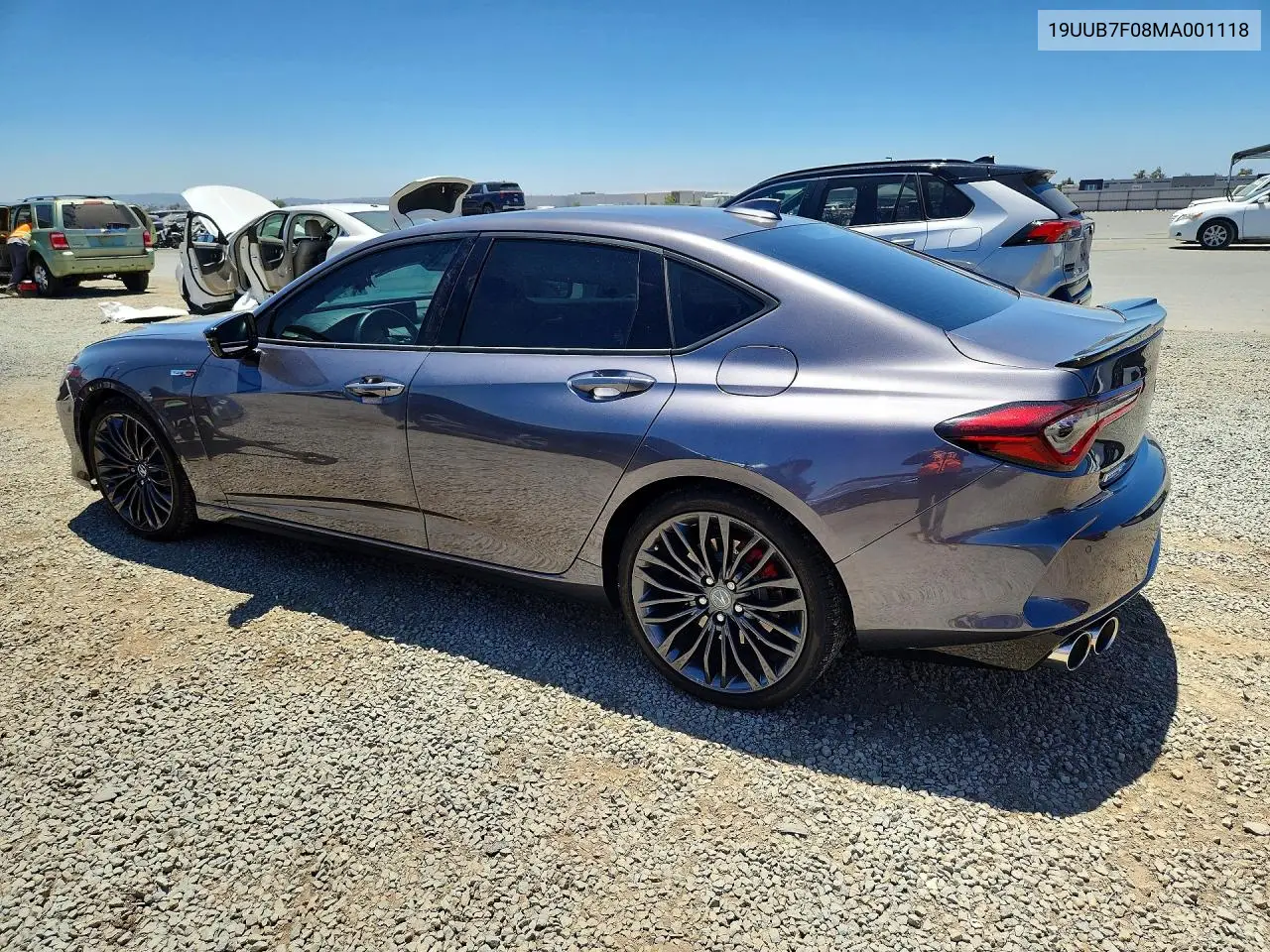 2021 Acura Tlx Type S VIN: 19UUB7F08MA001118 Lot: 59663176