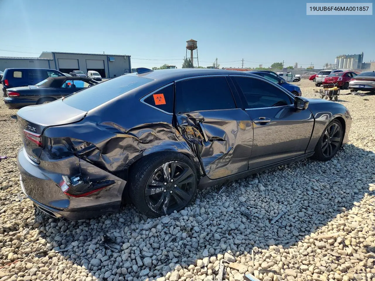 2021 Acura Tlx Technology VIN: 19UUB6F46MA001857 Lot: 59880106