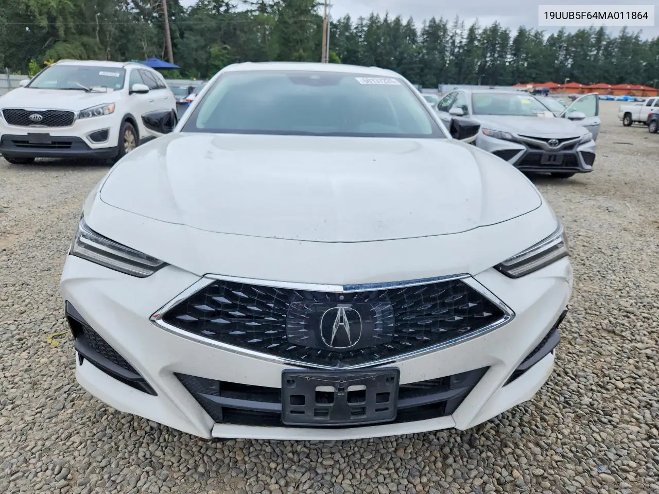 2021 Acura Tlx Advance VIN: 19UUB5F64MA011864 Lot: 60137226