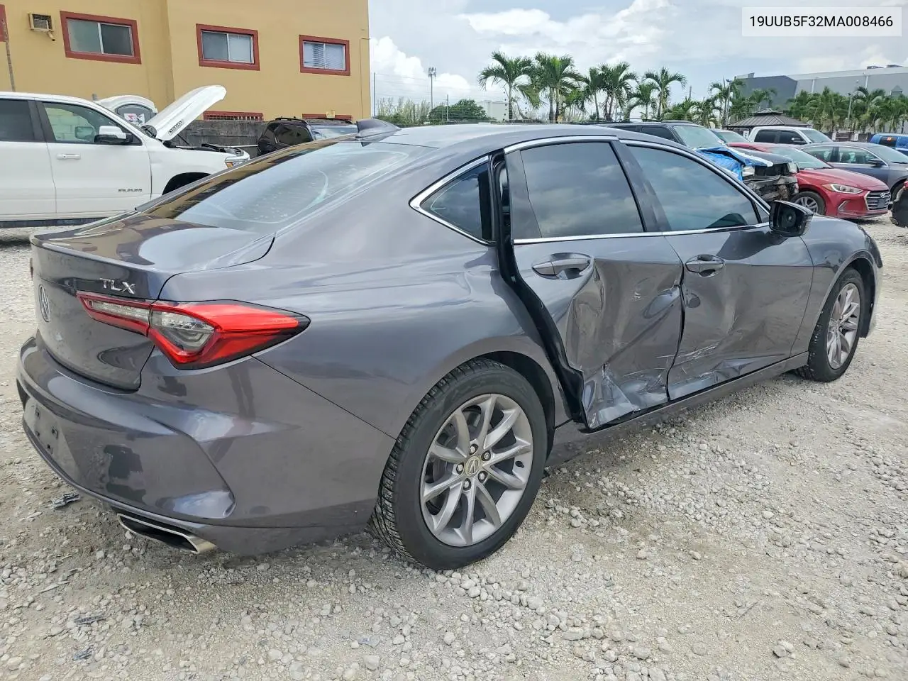 2021 Acura Tlx VIN: 19UUB5F32MA008466 Lot: 60141756