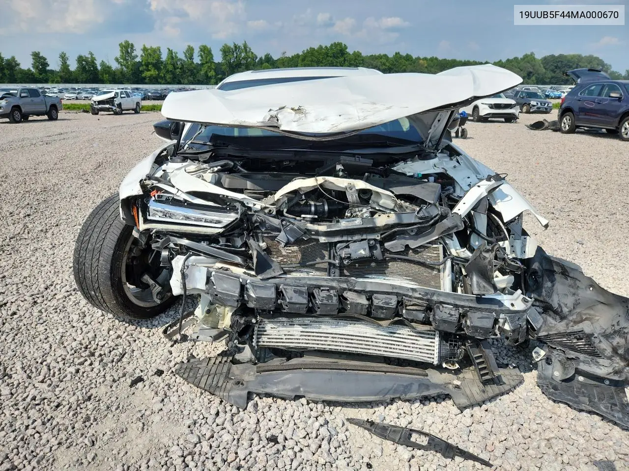 2021 Acura Tlx Technology VIN: 19UUB5F44MA000670 Lot: 60396126