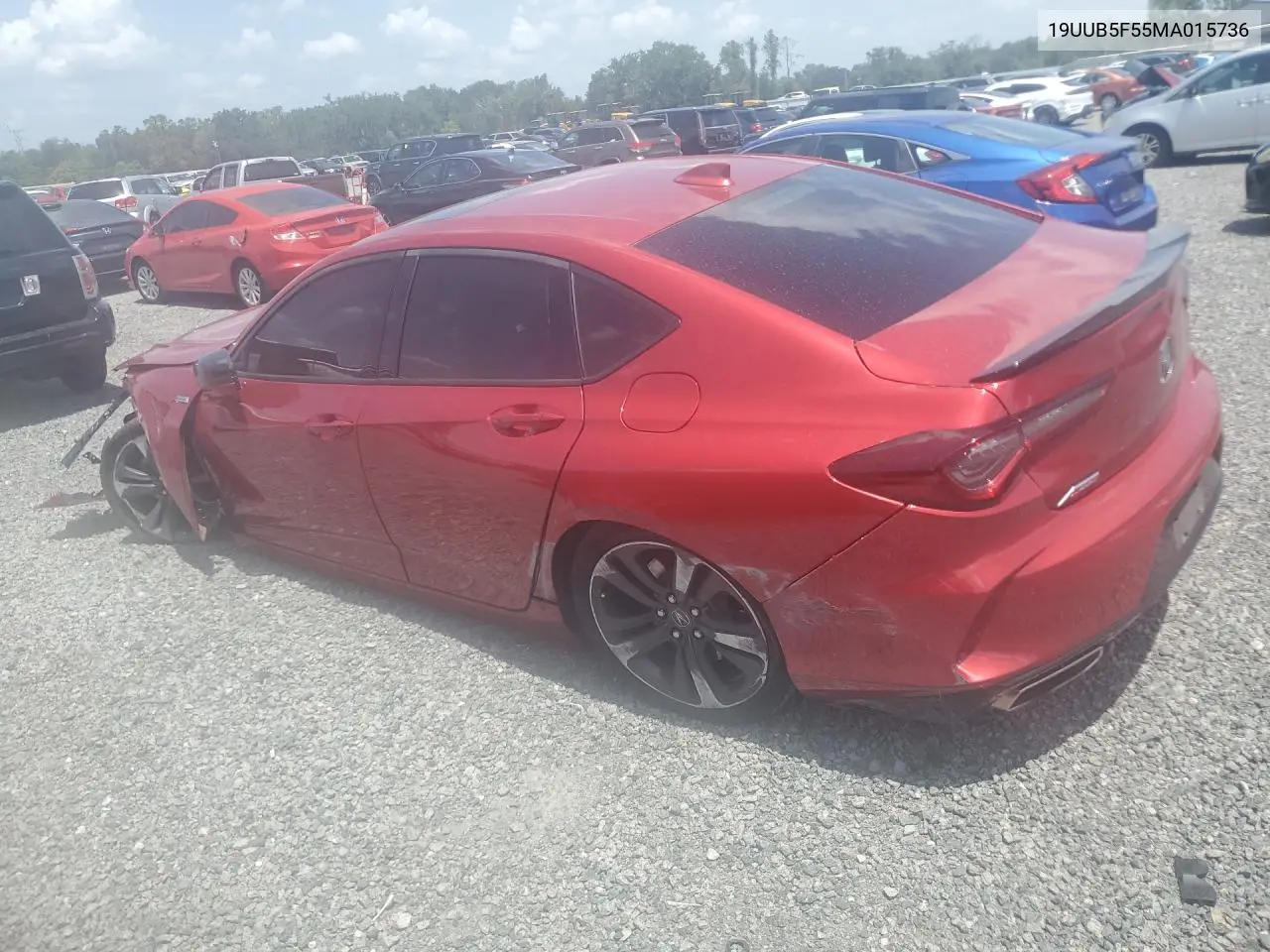 2021 Acura Tlx Tech A VIN: 19UUB5F55MA015736 Lot: 60523966