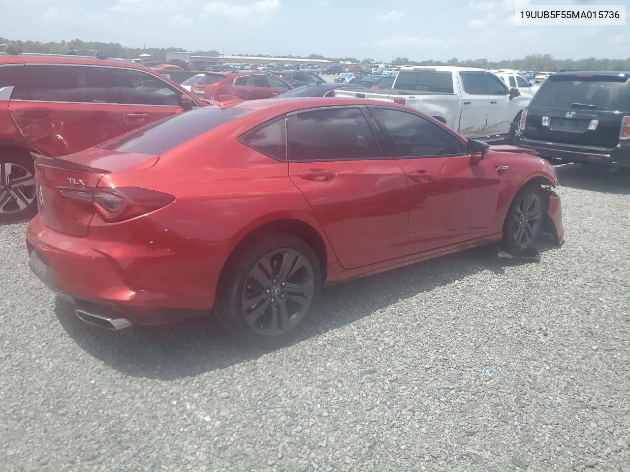2021 Acura Tlx Tech A VIN: 19UUB5F55MA015736 Lot: 60523966