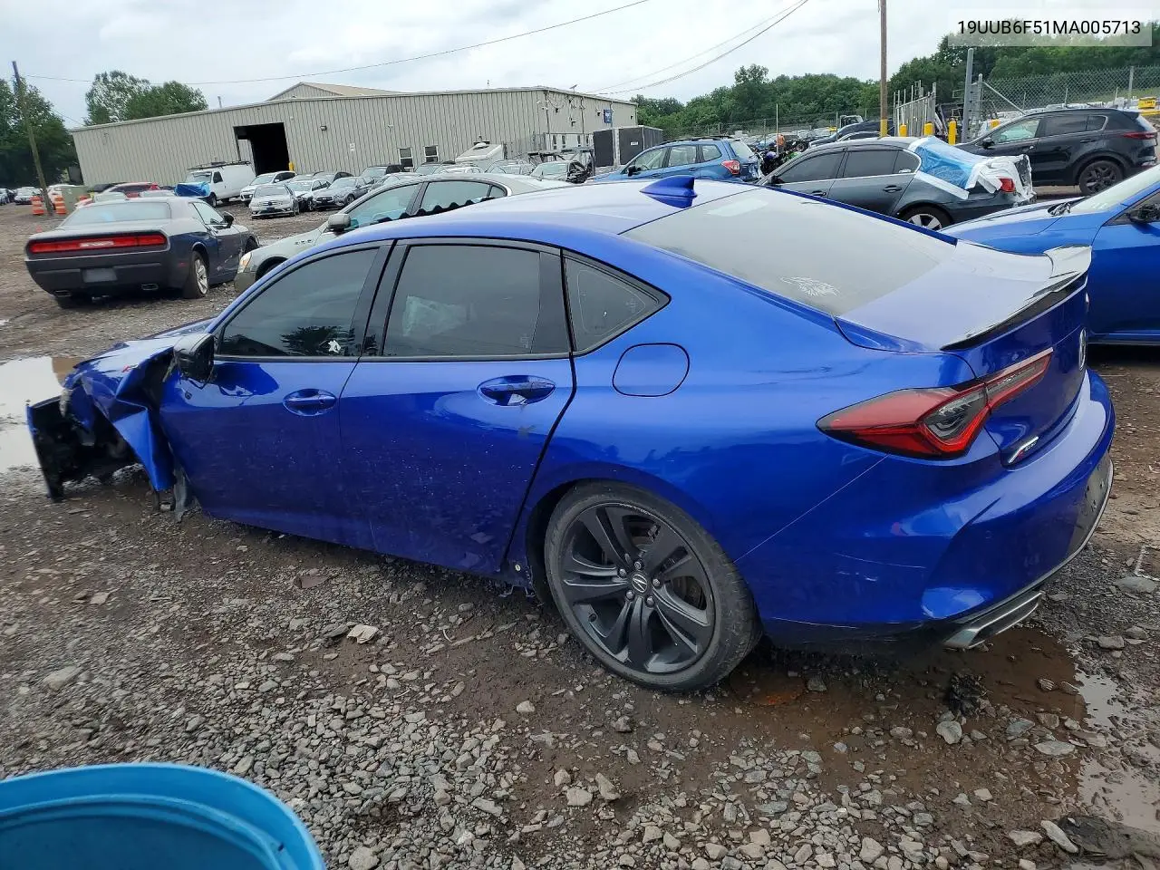 2021 Acura Tlx Tech A VIN: 19UUB6F51MA005713 Lot: 60602066