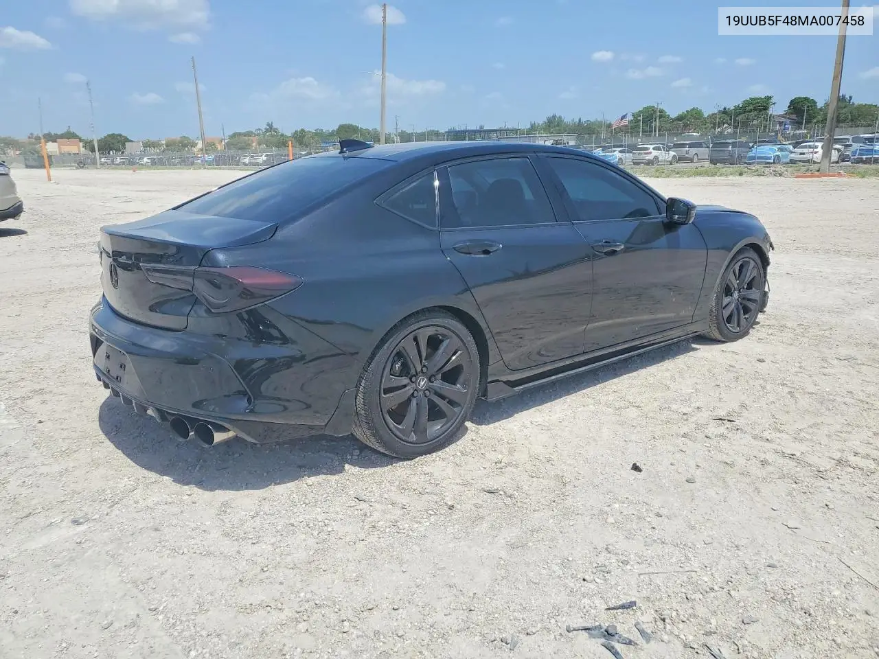 2021 Acura Tlx Technology VIN: 19UUB5F48MA007458 Lot: 60840436