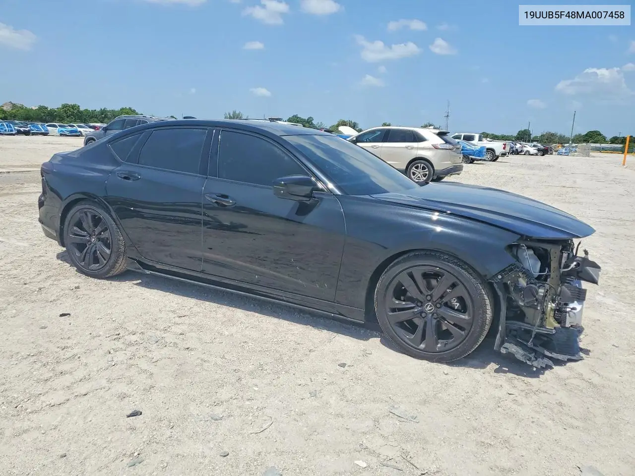 2021 Acura Tlx Technology VIN: 19UUB5F48MA007458 Lot: 60840436