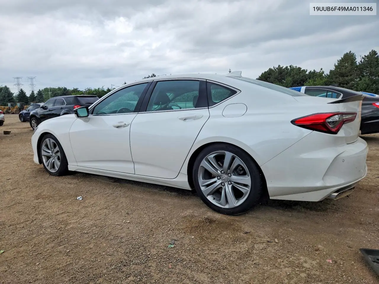 2021 Acura Tlx Technology VIN: 19UUB6F49MA011346 Lot: 61306826