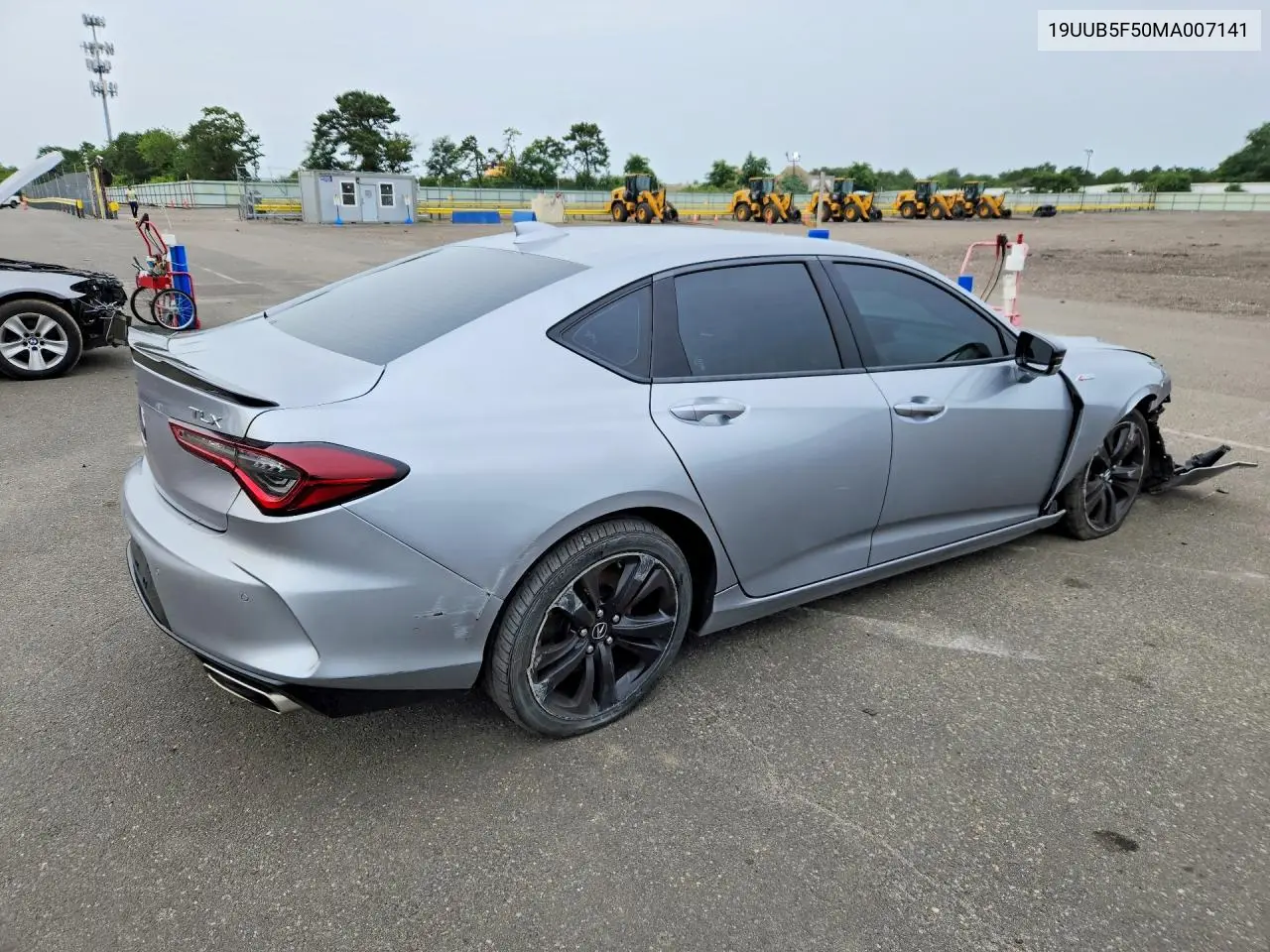 2021 Acura Tlx Tech A VIN: 19UUB5F50MA007141 Lot: 61576066